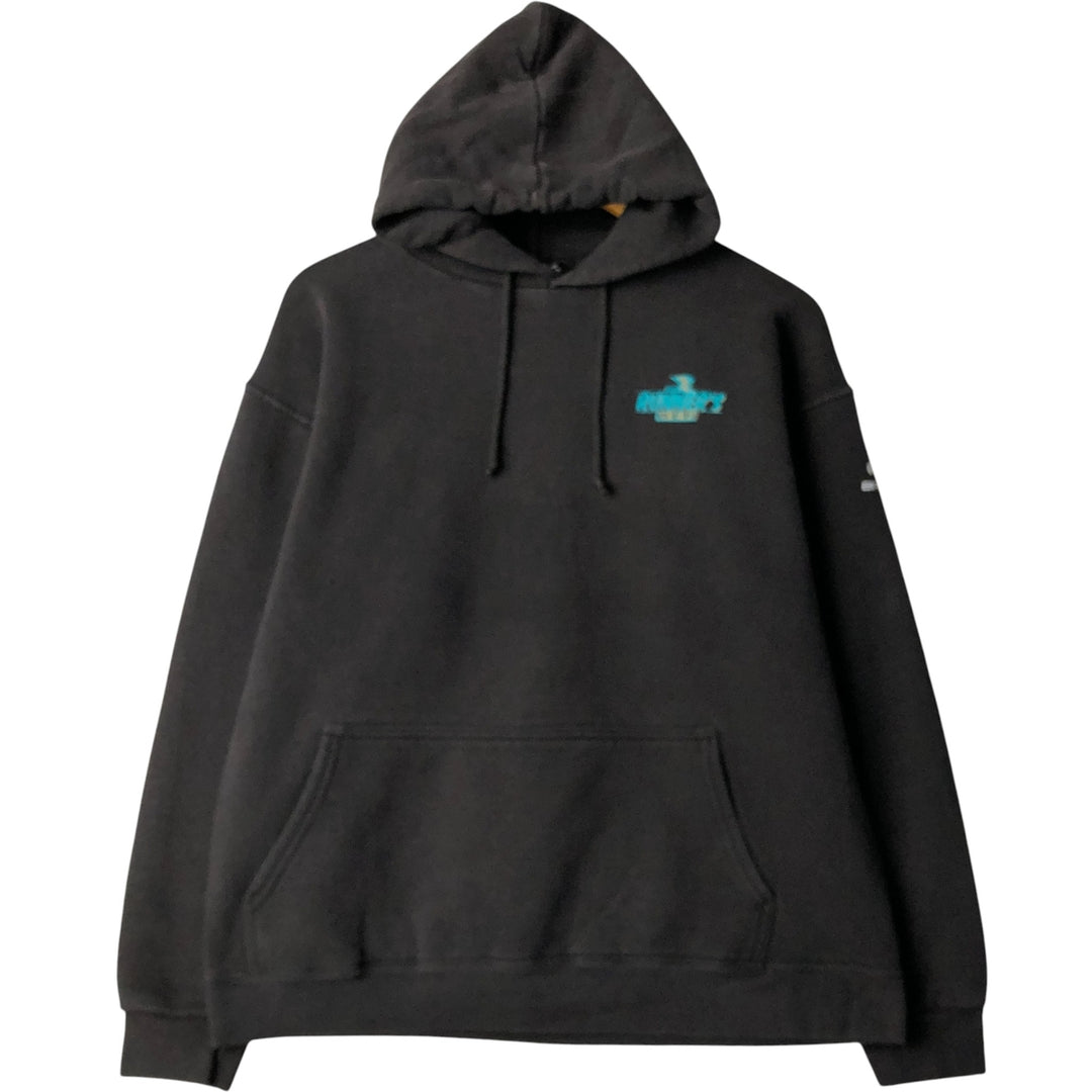 ALSTYLE Sweatshirt Pullover Hoodie, Men's Size M cotton black type Vintage Second Hand