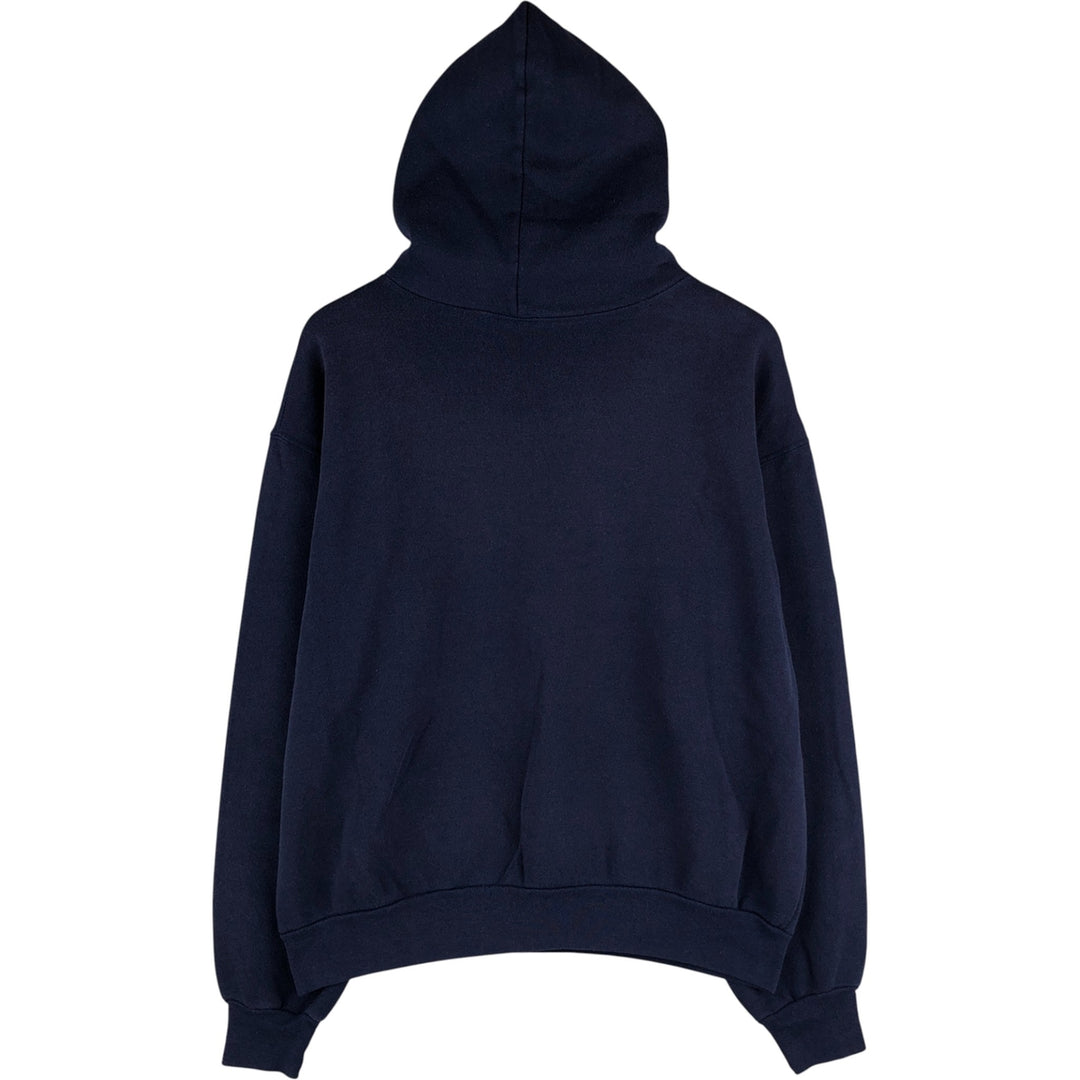 Vintage 90'S Majestic Gamewarmer Sweats full-zip hoodie, Made in USA, Men's XL cotton navy blue type Vintage Second Hand