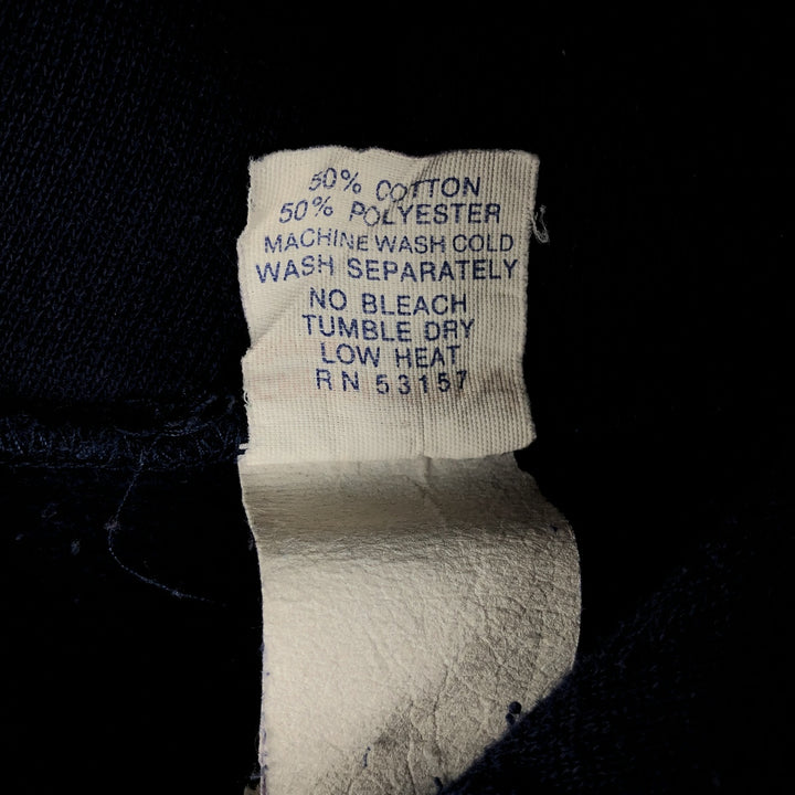 Vintage 90'S Majestic Gamewarmer Sweats full-zip hoodie, Made in USA, Men's XL cotton navy blue type Vintage Second Hand