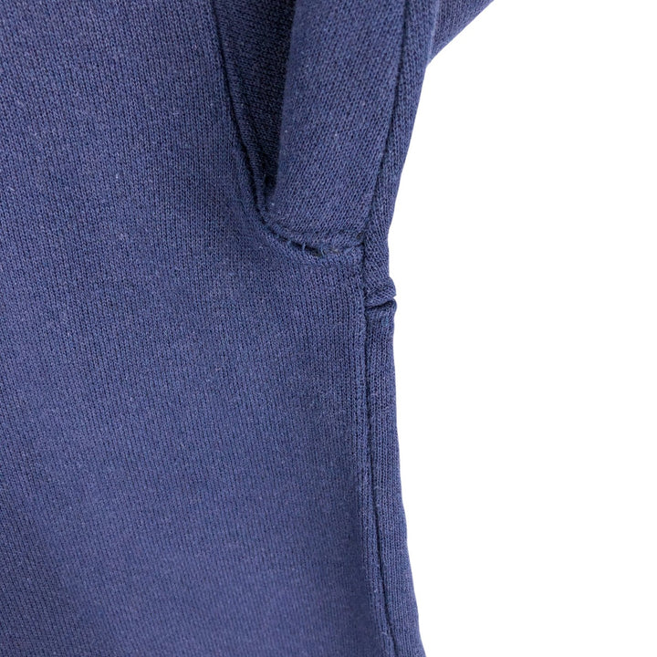 Vintage 90'S Majestic Gamewarmer Sweats full-zip hoodie, Made in USA, Men's XL cotton navy blue type Vintage Second Hand