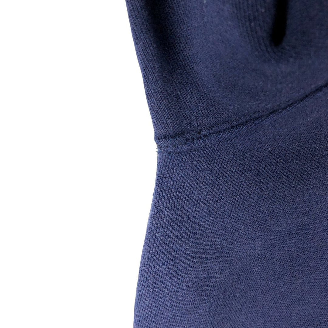 Vintage 90'S Majestic Gamewarmer Sweats full-zip hoodie, Made in USA, Men's XL cotton navy blue type Vintage Second Hand