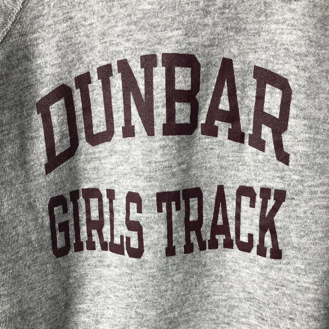 Vintage 1980'S Champion Trico Tag Remake College Pullover Hoodie, Made in USA, Women's Size M Creslan gray type Vintage Second Hand