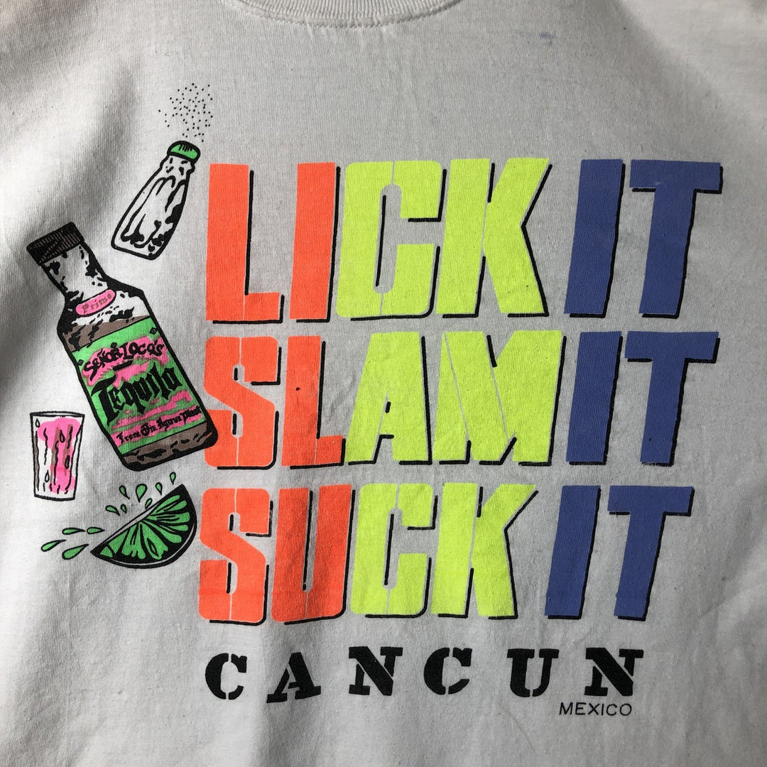 Vintage 90'S PACO'S Advertising T-Shirt, Men's XL unclear white type Vintage Second Hand