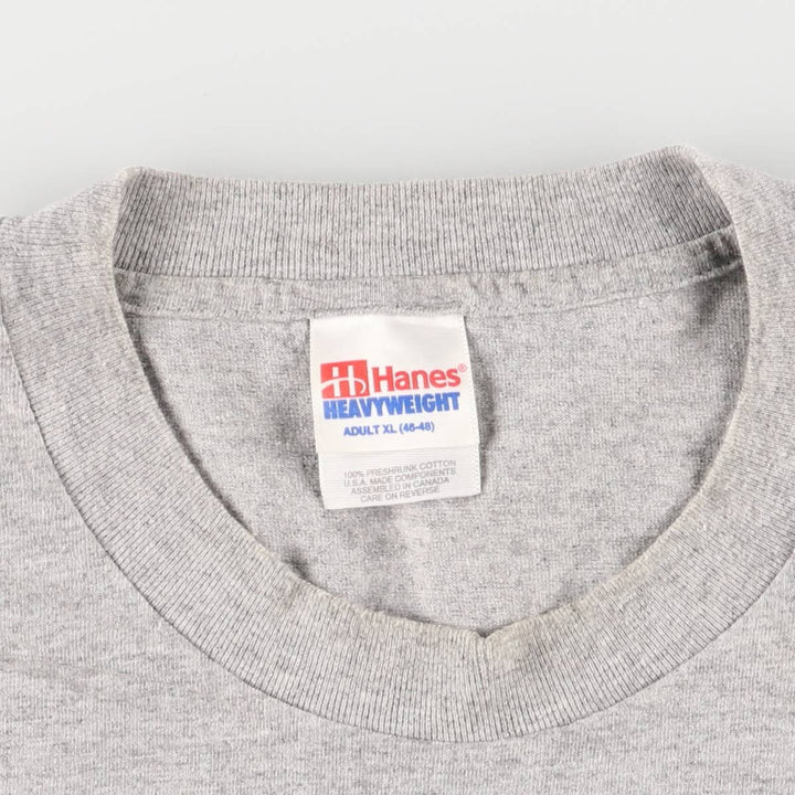 Vintage 90'S Hanes Coors Light advertising T-shirt, Made in Canada, Men's XL cotton gray type Vintage Second Hand