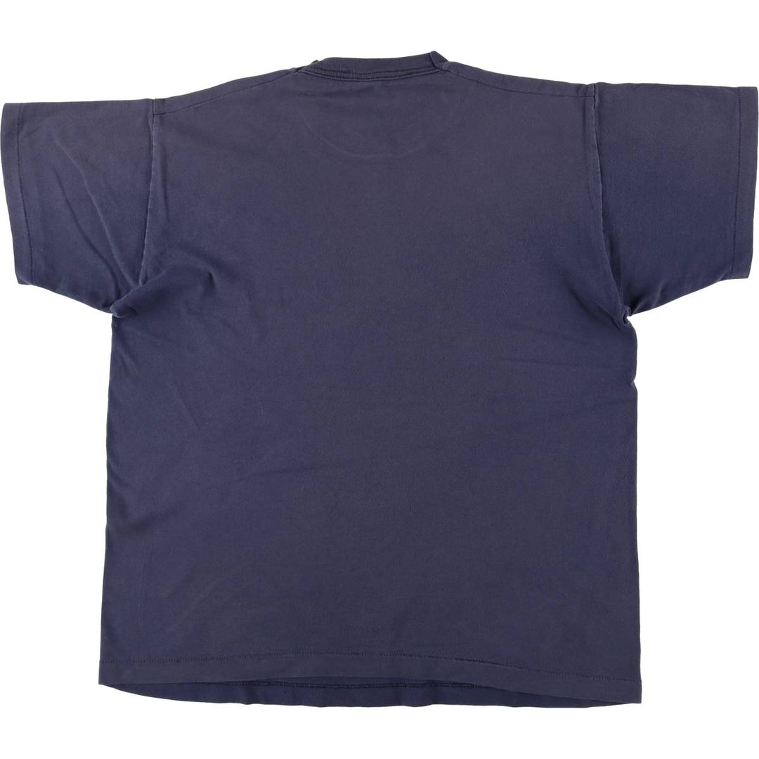 90s-00'S Fruit of the Loom Purdue Boilermakers Advertising T-Shirt, Made in USA, Men's XL, Vintage cotton blue type Vintage Second Hand