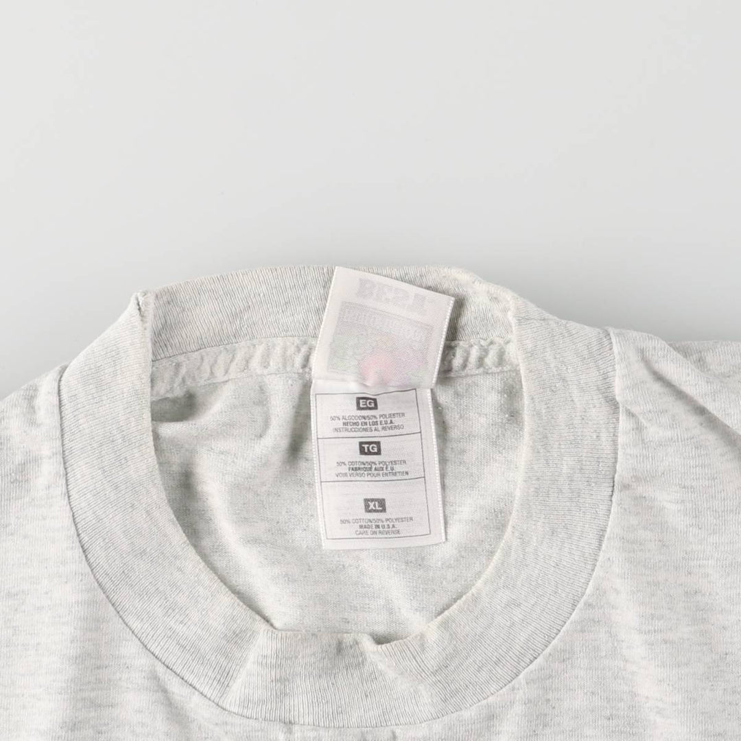 Vintage 90s-00'S Fruit of the Loom Kalik Advertising T-Shirt, Made in USA, Men's XL cotton white type Vintage Second Hand