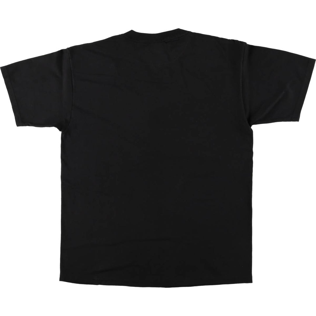 PLANET HOLLYWOOD Advertising T-Shirt, Made in USA, Men's Size L cotton black type Vintage Second Hand