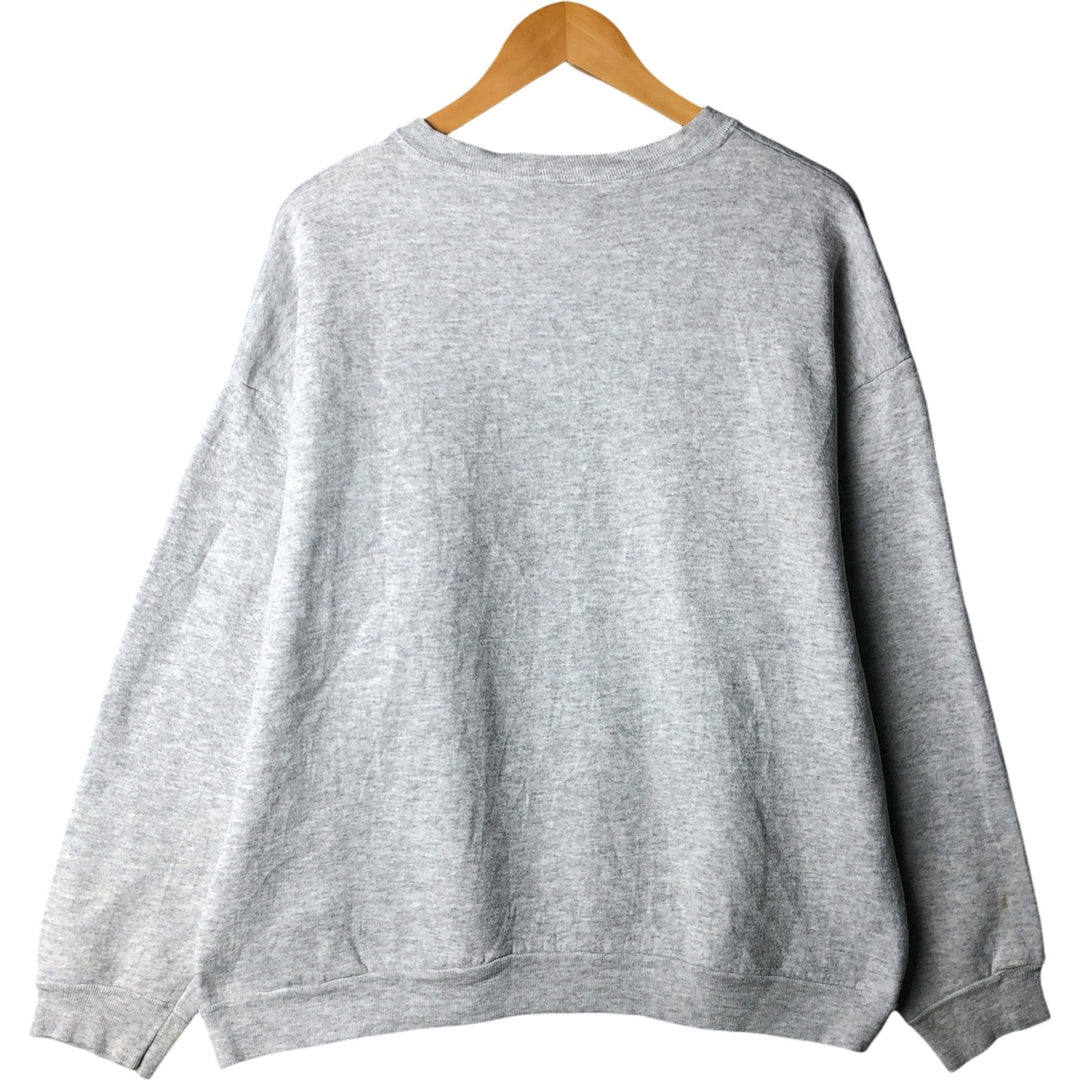 90'S Jerry Leigh Mickey Mouse character sweatshirt, Made in USA, Men's XL, Vintage cotton gray type Vintage Second Hand