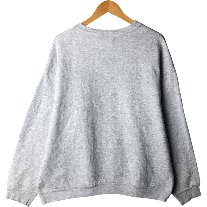 90'S Jerry Leigh Mickey Mouse character sweatshirt, Made in USA, Men's XL, Vintage cotton gray type Vintage Second Hand