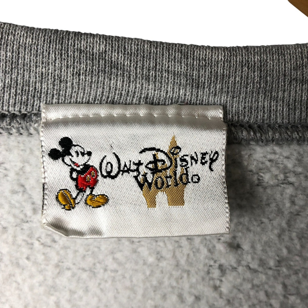 Vintage Disney GOOFY character sweatshirt, men's size XL unclear gray type Vintage Second Hand