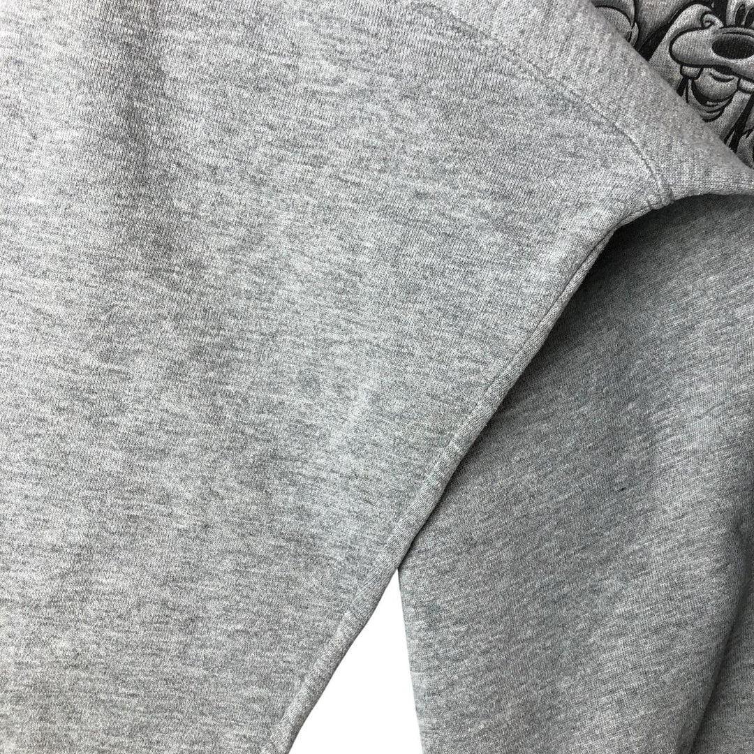 Vintage Disney GOOFY character sweatshirt, men's size XL unclear gray type Vintage Second Hand