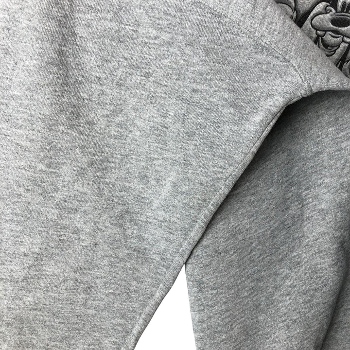 Vintage Disney GOOFY character sweatshirt, men's size XL unclear gray type Vintage Second Hand