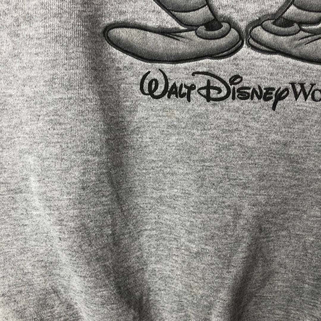 Vintage Disney GOOFY character sweatshirt, men's size XL unclear gray type Vintage Second Hand