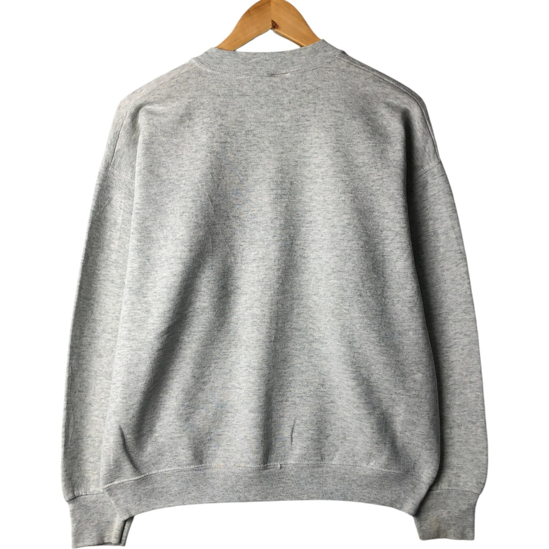 90'S Fruit of the Loom Sweatshirt, Men's Size L, Vintage cotton gray type Vintage Second Hand