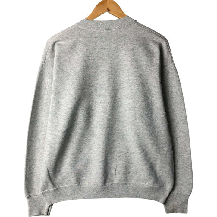 90'S Fruit of the Loom Sweatshirt, Men's Size L, Vintage cotton gray type Vintage Second Hand