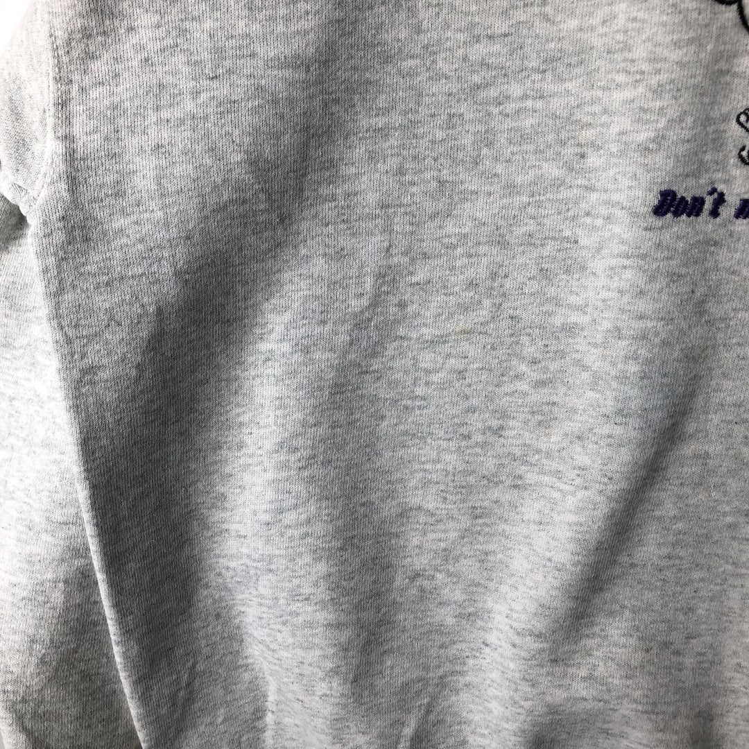 90'S Fruit of the Loom Sweatshirt, Men's Size L, Vintage cotton gray type Vintage Second Hand