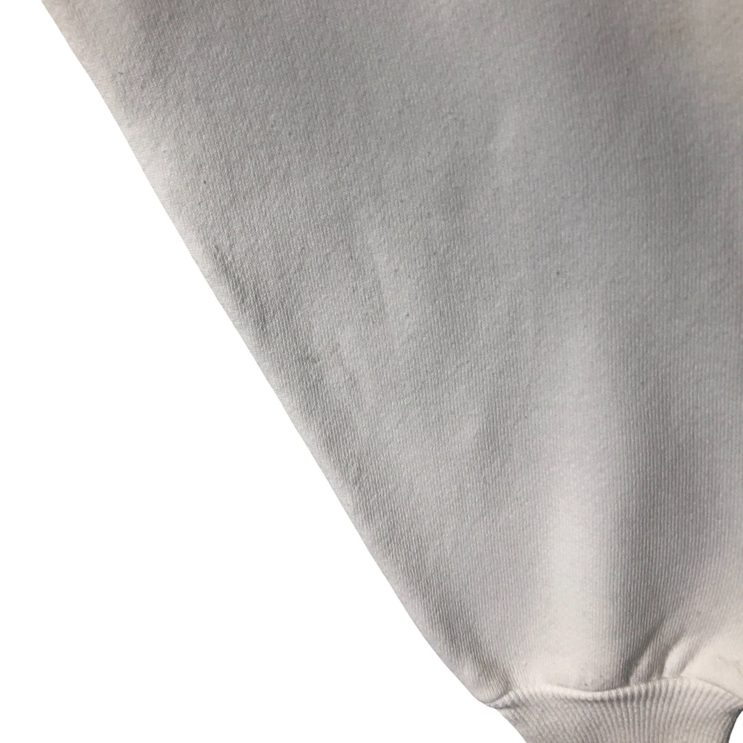 Vintage 90'S Hanes Heavyweight Printed Sweatshirt, Made in USA, Men's Size L cotton white type Vintage Second Hand