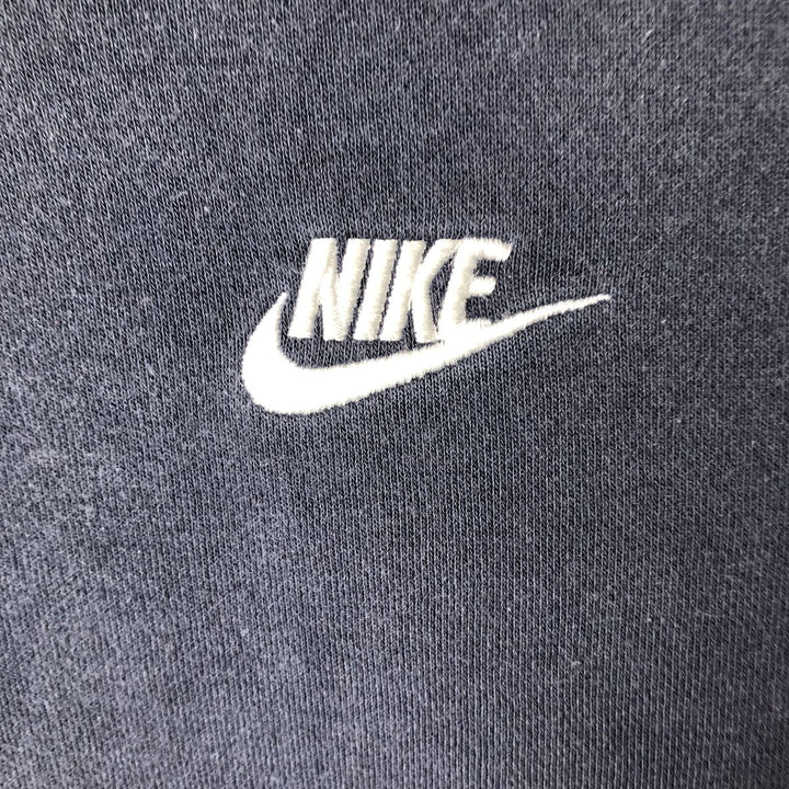 Nike Sweat Pullover Hoodie, Men's Size L cotton navy blue type Vintage Second Hand