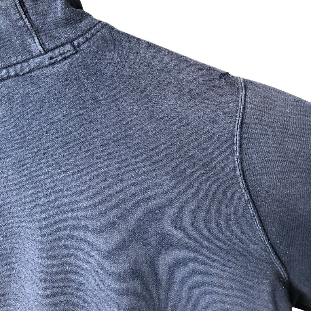 Nike Sweat Pullover Hoodie, Men's Size L cotton navy blue type Vintage Second Hand