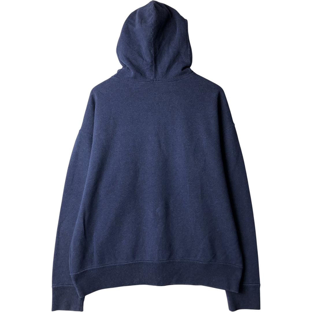 Ralph Lauren POLO RALPH LAUREN sweatshirt pullover hoodie, men's size L cotton navy blue type Vintage Second Hand