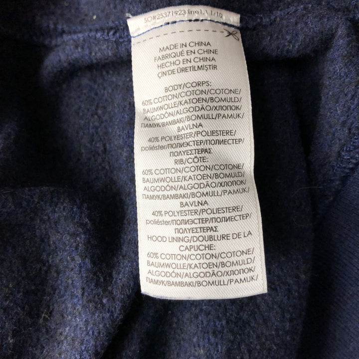 Ralph Lauren POLO RALPH LAUREN sweatshirt pullover hoodie, men's size L cotton navy blue type Vintage Second Hand