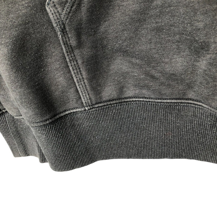 Carhartt Original Fit Half-Zip Pullover Hoodie, Men's Size L cotton Charcoal Vintage Second Hand