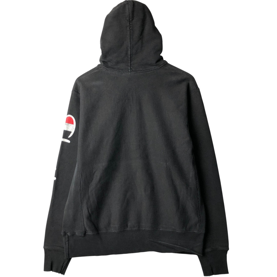 Champion REVERSE WEAVE Reverse Weave Sweat Pullover Hoodie Men's M cotton black type Vintage Second Hand