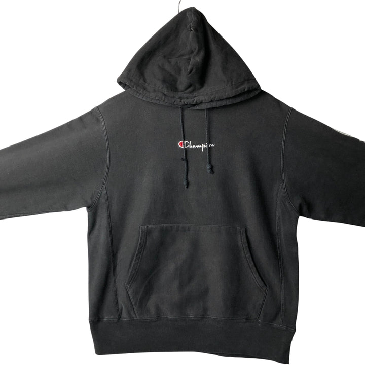 Champion REVERSE WEAVE Reverse Weave Sweat Pullover Hoodie Men's M cotton black type Vintage Second Hand