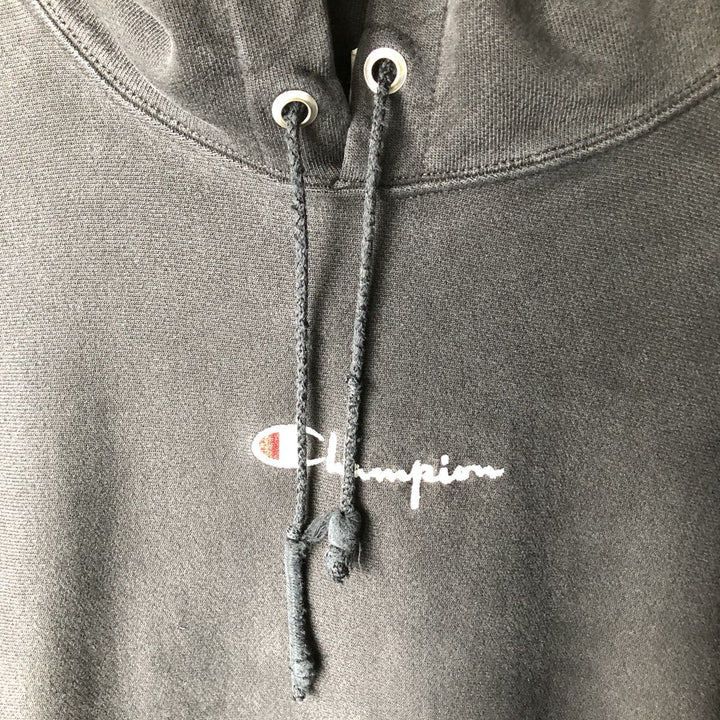 Champion REVERSE WEAVE Reverse Weave Sweat Pullover Hoodie Men's M cotton black type Vintage Second Hand