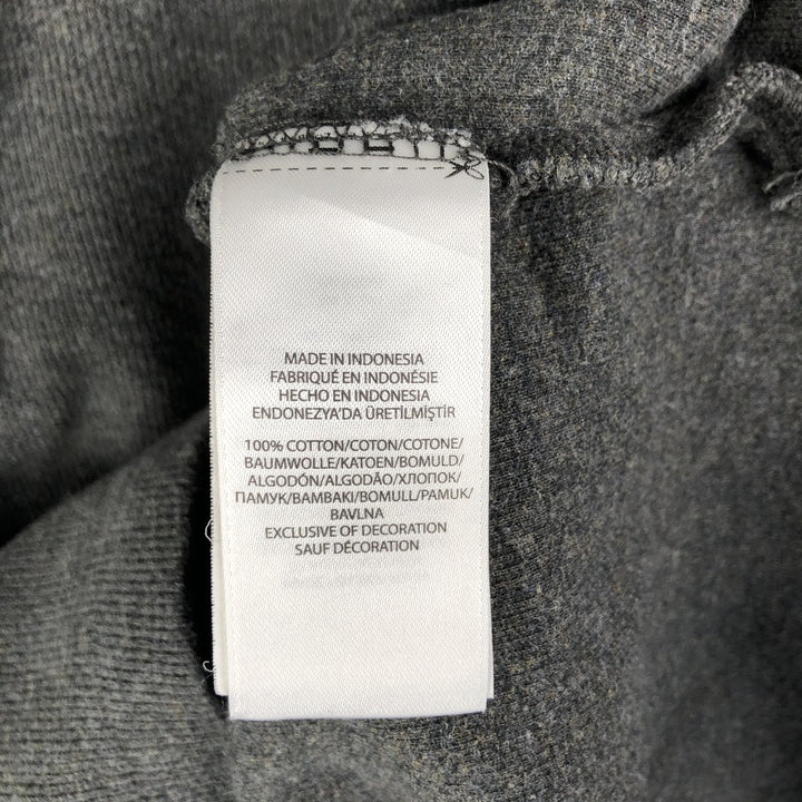 Ralph Lauren POLO RALPH LAUREN Half-zip sweatshirt, men's M size cotton Charcoal Vintage Second Hand