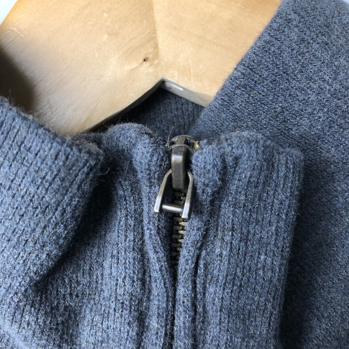 Ralph Lauren POLO RALPH LAUREN Half-zip sweatshirt, men's M size cotton Charcoal Vintage Second Hand
