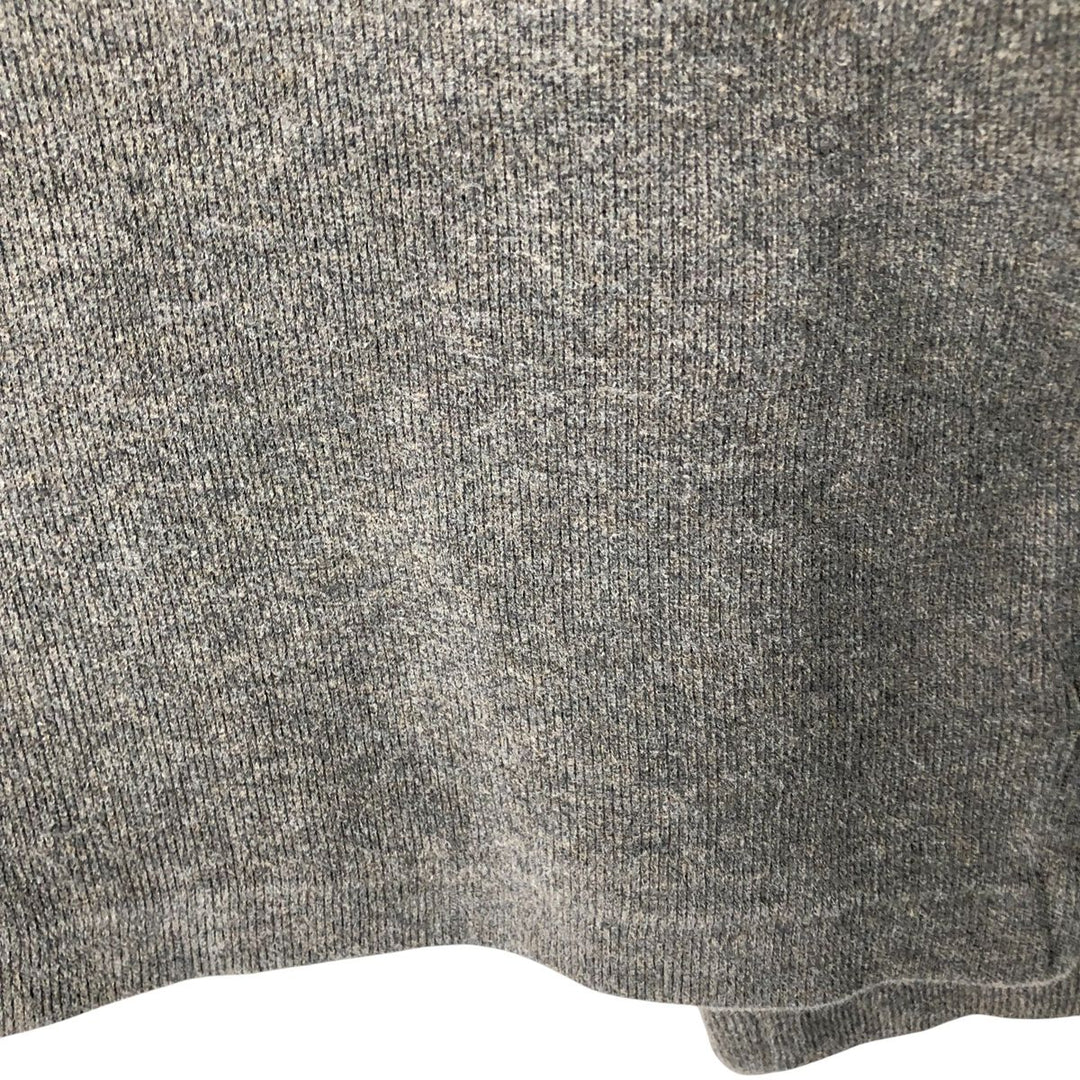 Ralph Lauren POLO RALPH LAUREN Half-zip sweatshirt, men's M size cotton Charcoal Vintage Second Hand