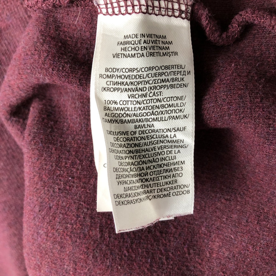 Ralph Lauren POLO RALPH LAUREN Half-zip sweatshirt, men's M size cotton burgundy type Vintage Second Hand