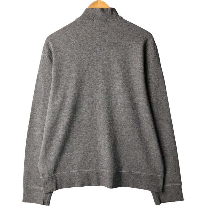Ralph Lauren POLO RALPH LAUREN Half-zip sweatshirt, sweatshirt, men's size L cotton gray type Vintage Second Hand