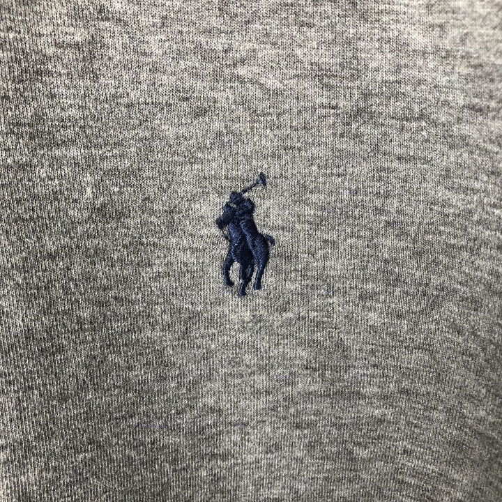 Ralph Lauren POLO RALPH LAUREN Half-zip sweatshirt, sweatshirt, men's size L cotton gray type Vintage Second Hand