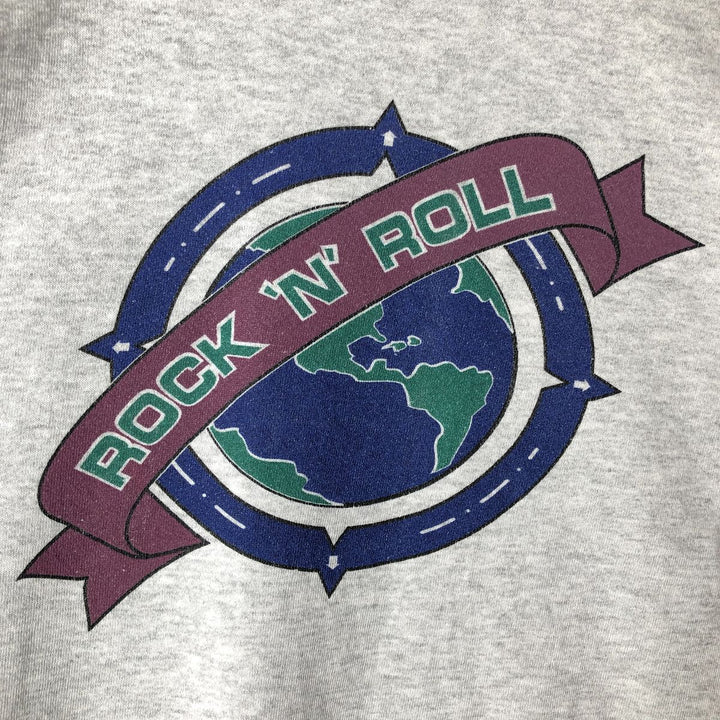 90'S Hard Rock Cafe Advertising Sweatshirt, Men's, Size Medium, Vintage polyester gray type Vintage Second Hand