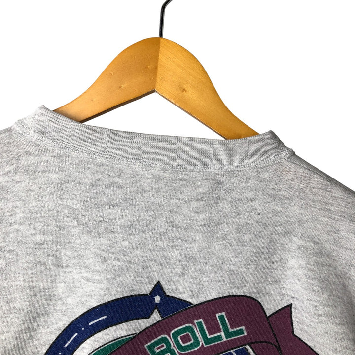 90'S Hard Rock Cafe Advertising Sweatshirt, Men's, Size Medium, Vintage polyester gray type Vintage Second Hand