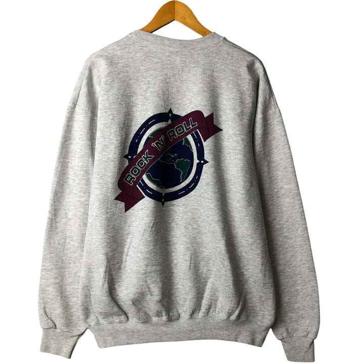 90'S Hard Rock Cafe Advertising Sweatshirt, Men's, Size XL, Vintage polyester gray type Vintage Second Hand