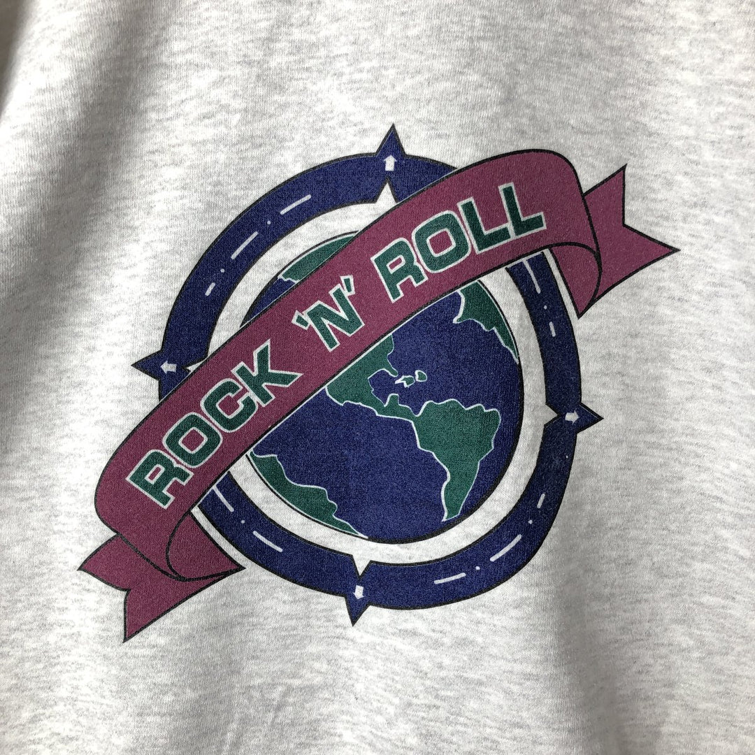 90'S Hard Rock Cafe Advertising Sweatshirt, Men's, Size XL, Vintage polyester gray type Vintage Second Hand