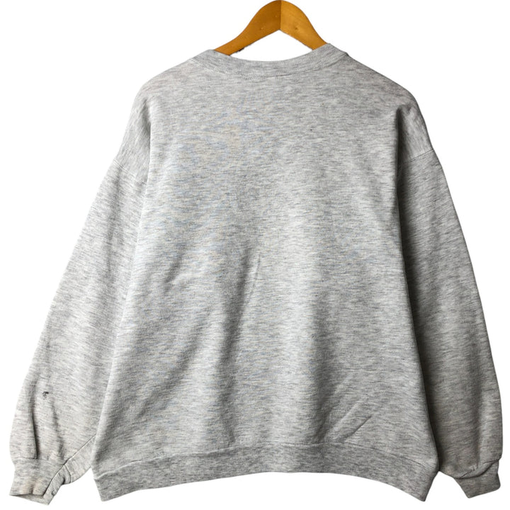 Vintage 90'S Tee Jays Parody Print Sweatshirt, Men's, Size XXL polyester gray type Vintage Second Hand