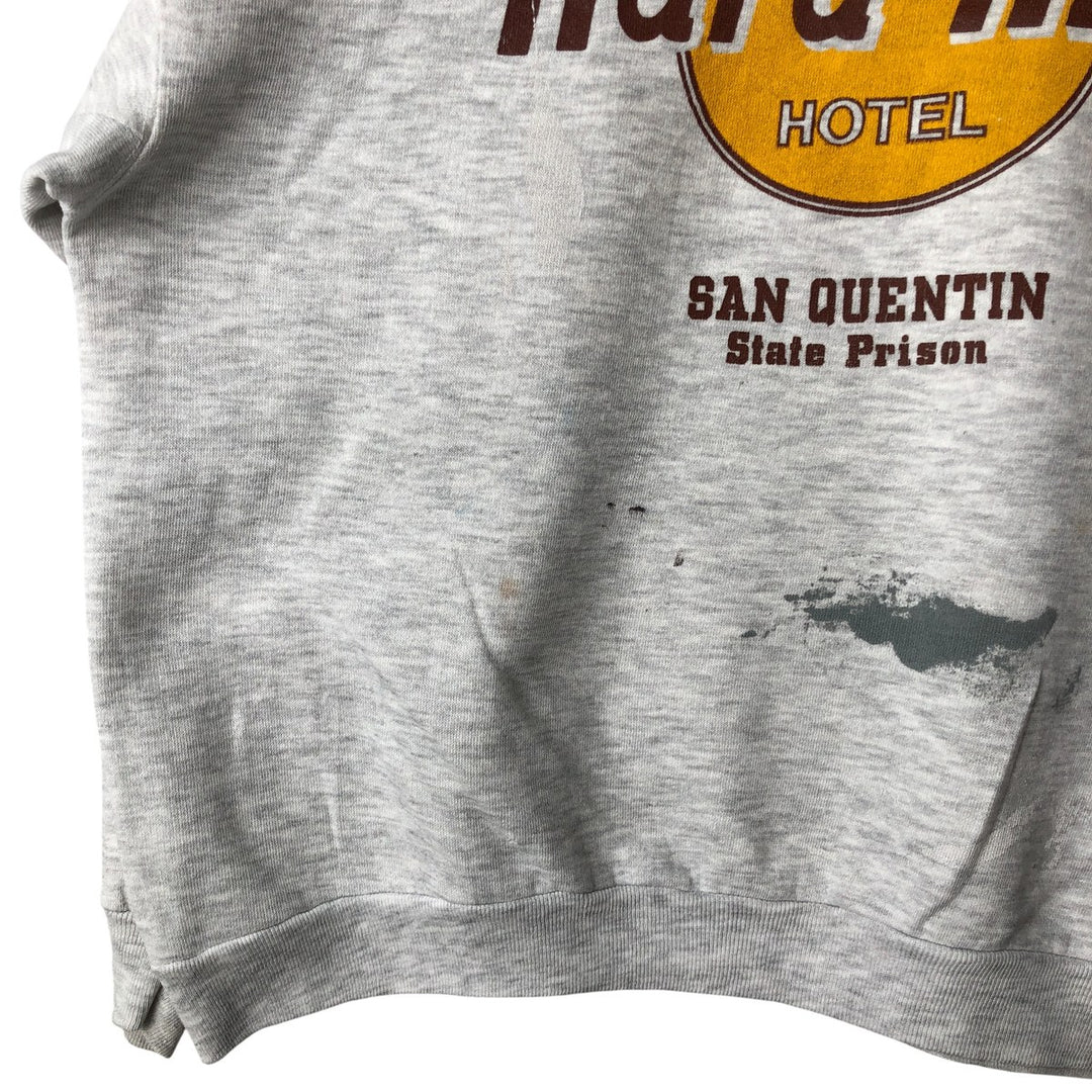 Vintage 90'S Tee Jays Parody Print Sweatshirt, Men's, Size XXL polyester gray type Vintage Second Hand