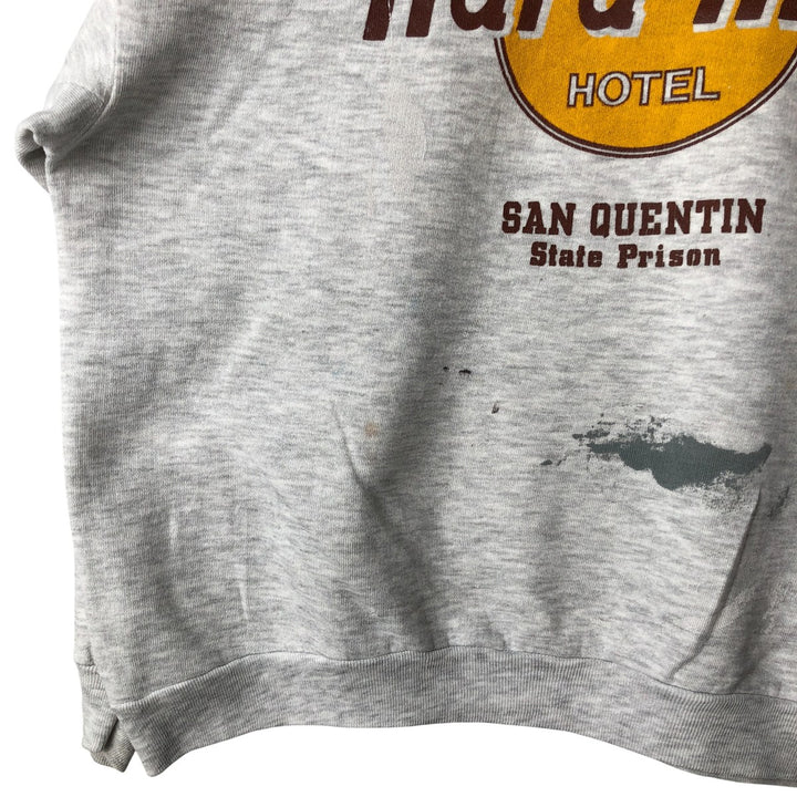 Vintage 90'S Tee Jays Parody Print Sweatshirt, Men's, Size XXL polyester gray type Vintage Second Hand