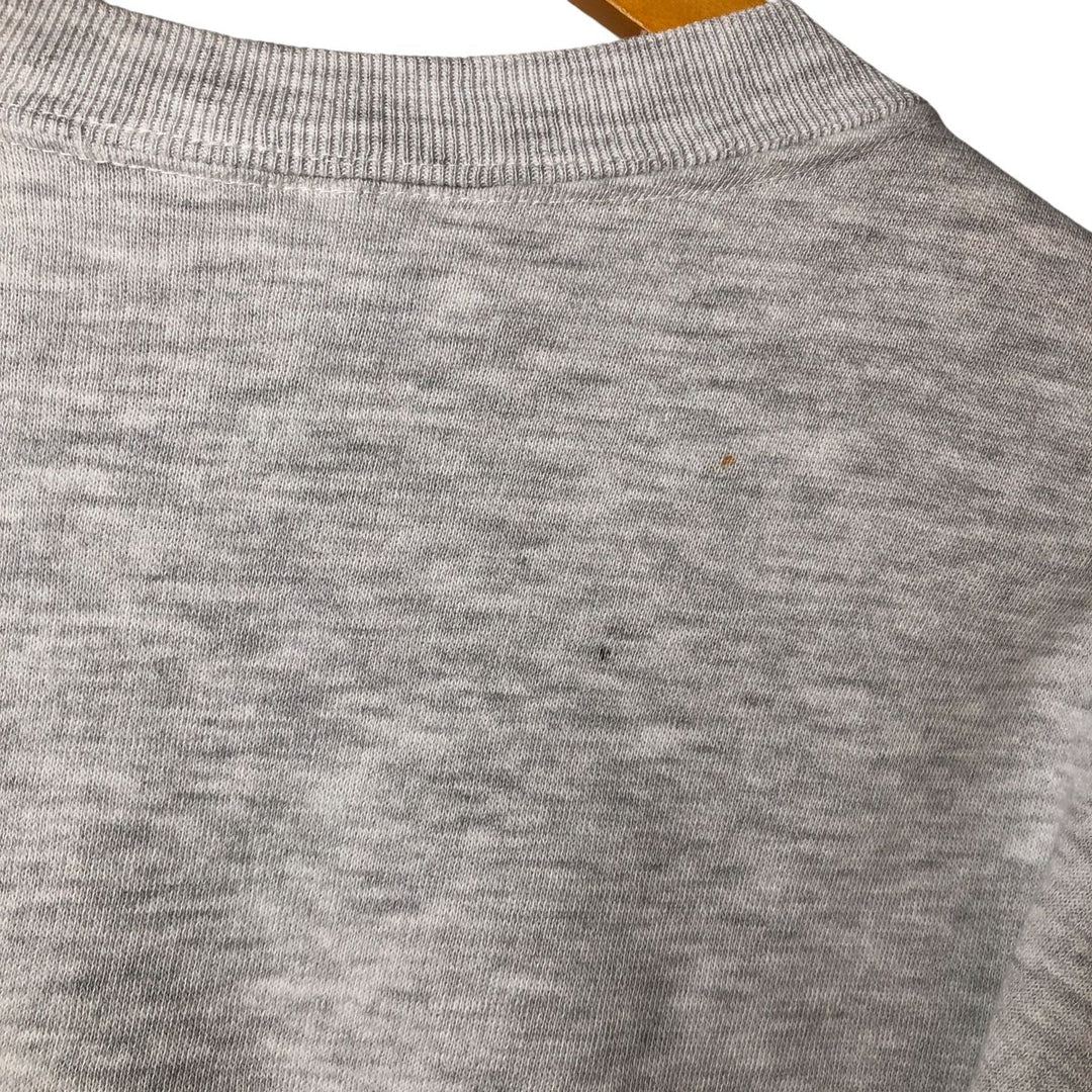 Vintage 90'S Tee Jays Parody Print Sweatshirt, Men's, Size XXL polyester gray type Vintage Second Hand