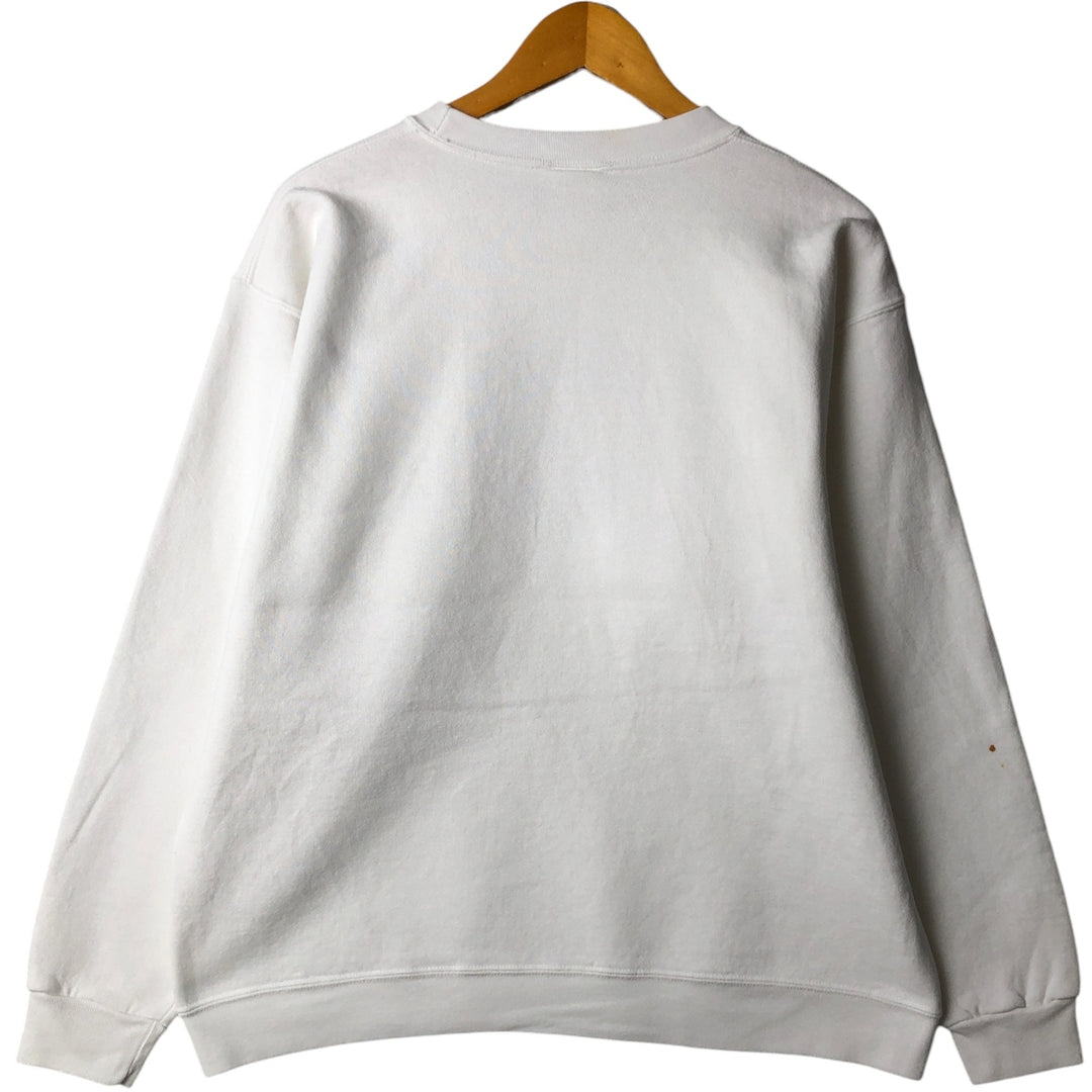 90'S Planet Hollywood Advertising Sweatshirt, Made in USA, Men's L, Vintage cotton white type Vintage Second Hand