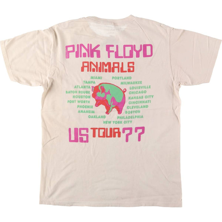 PINK FLOYD Pink Floyd Band T-shirt Band T Men's S size cotton ivory Vintage Second Hand