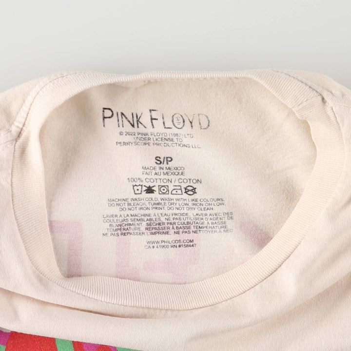 PINK FLOYD Pink Floyd Band T-shirt Band T Men's S size cotton ivory Vintage Second Hand