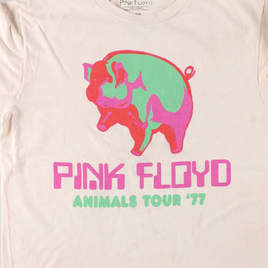 PINK FLOYD Pink Floyd Band T-shirt Band T Men's S size cotton ivory Vintage Second Hand