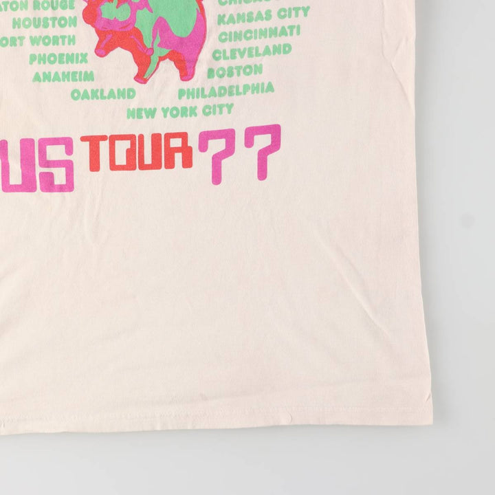 PINK FLOYD Pink Floyd Band T-shirt Band T Men's S size cotton ivory Vintage Second Hand