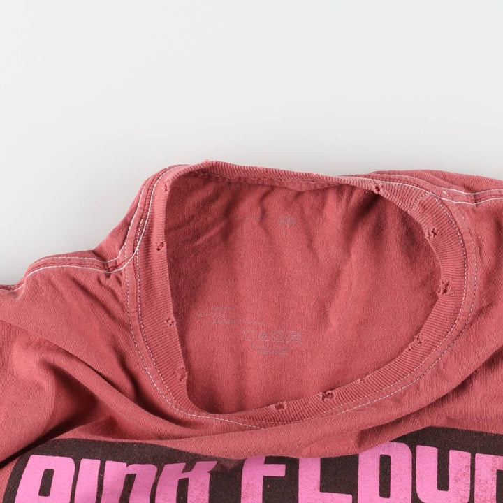 PINK FLOYD Pink Floyd Band T-shirt Band T Men's M size unclear red type Vintage Second Hand