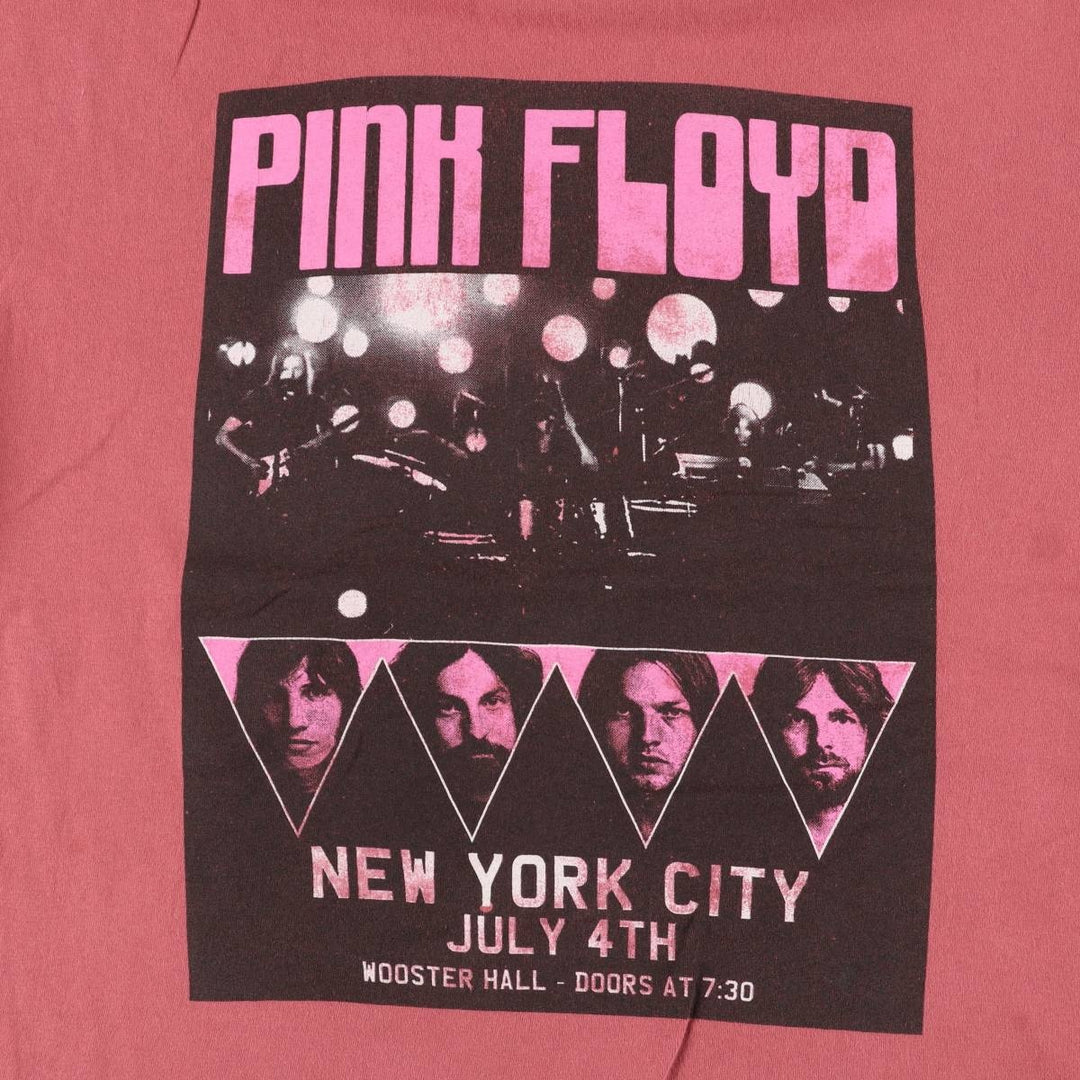 PINK FLOYD Pink Floyd Band T-shirt Band T Men's M size unclear red type Vintage Second Hand